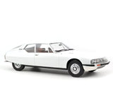 Norev Die Cast Collectables - 1:12 1970 Citroen SM - White Genova Presentation Version