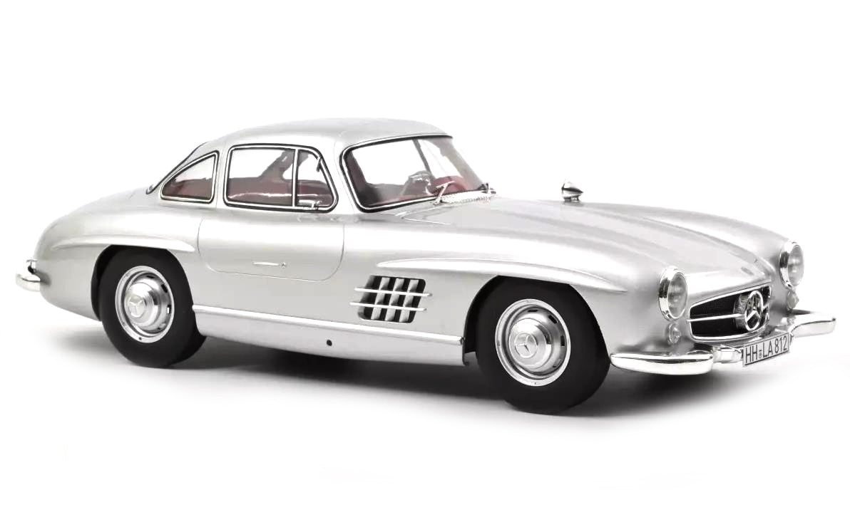 Norev Die Cast Collectables - 1:12 1954 Mercedes-Benz 300 SL - Silver