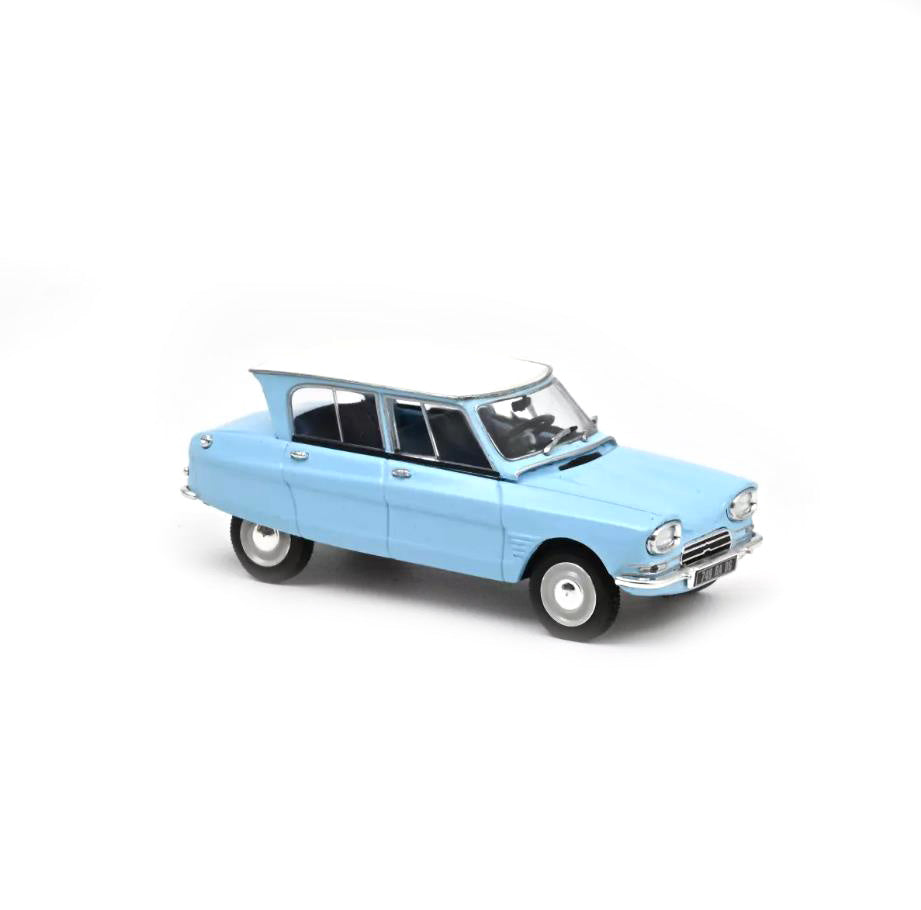 Norev Die Cast Collectables - 1:43 1966 Citroen Ami 6 - Monte Carlo Blue