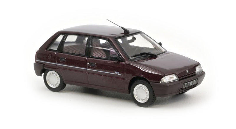 Norev Die Cast Collectables - 1:43 1992 Citroen AX TEN - Opera Red