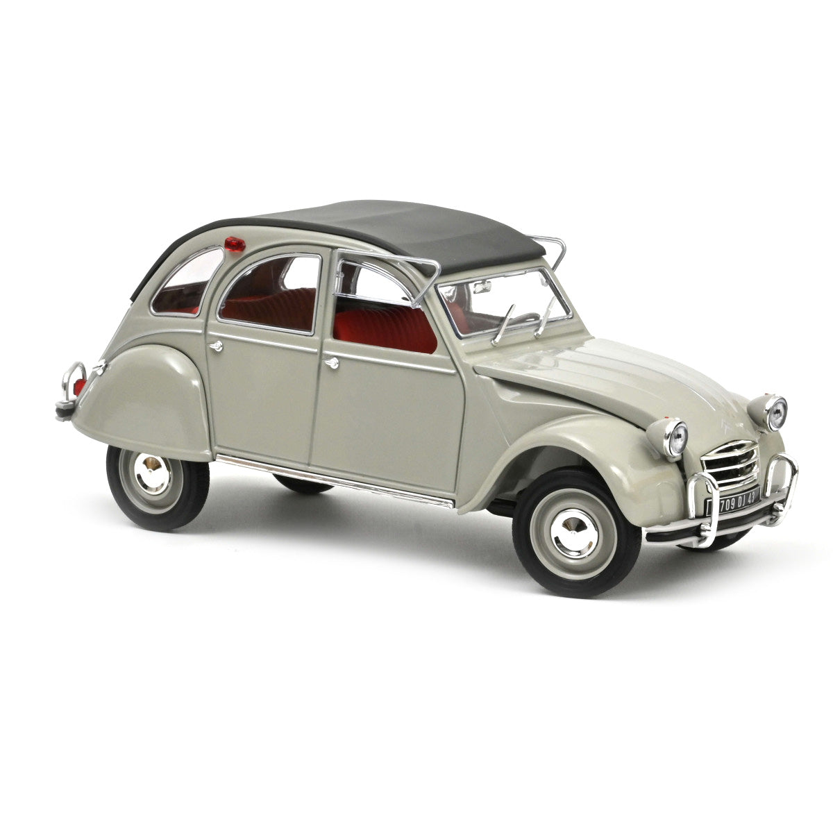 Norev Die Cast Collectables - 1:18 1966 Citroen 2CV AZAM - Rose Grey