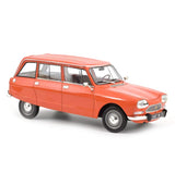 Norev Die Cast Collectables - 1:18 1975 Citroen Ami 8 Break - Tenere Orange