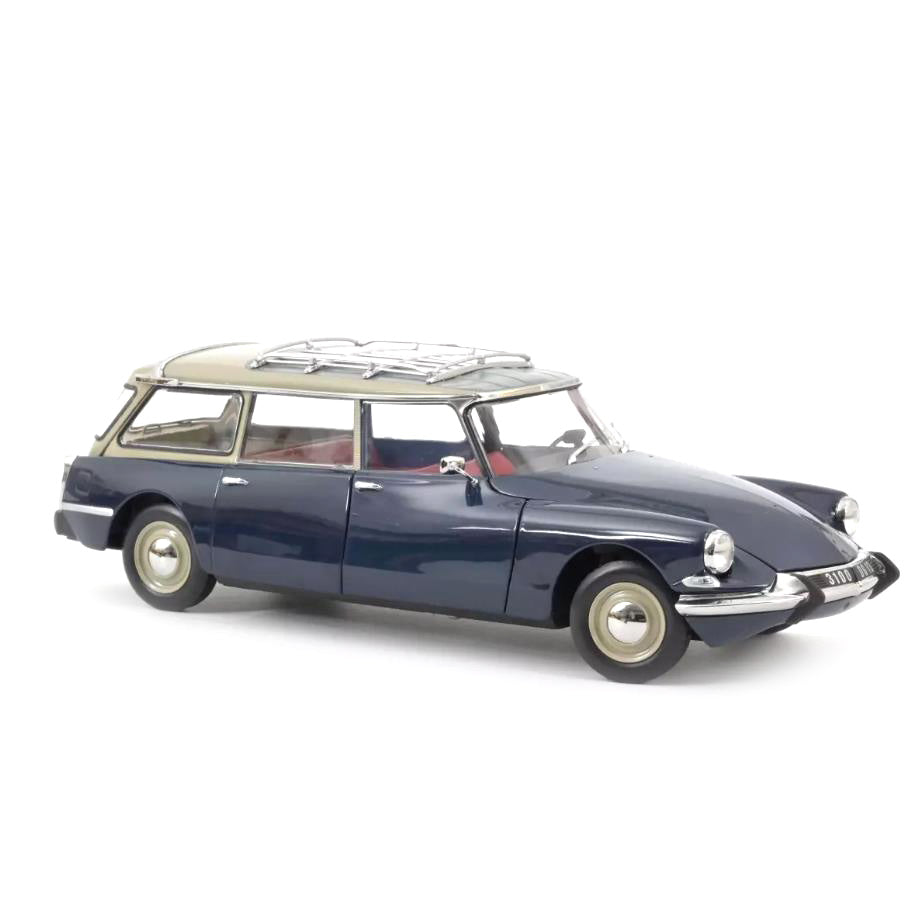 Norev Die Cast Collectables - 1:18 1967 Citroen ID 19 Break - Orient Blue