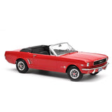 Norev Die Cast Collectables - 1:18 1966 Ford Mustang Convertible - Red