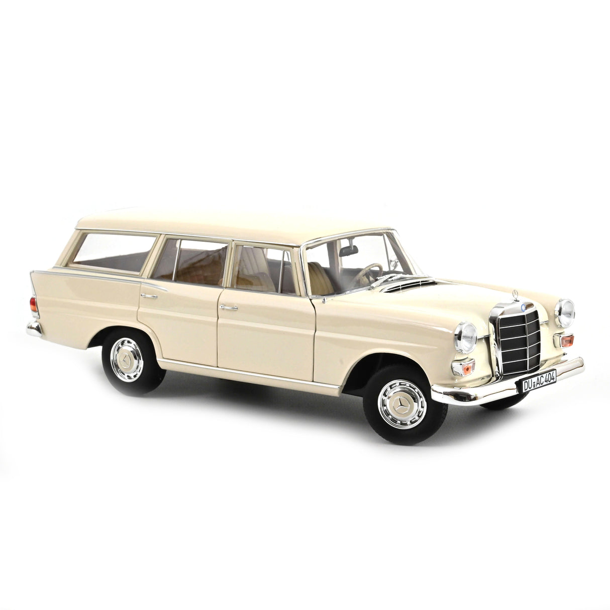 Norev Die Cast Collectables - 1:18 1966 Mercedes-Benz 200 Universal - Cream