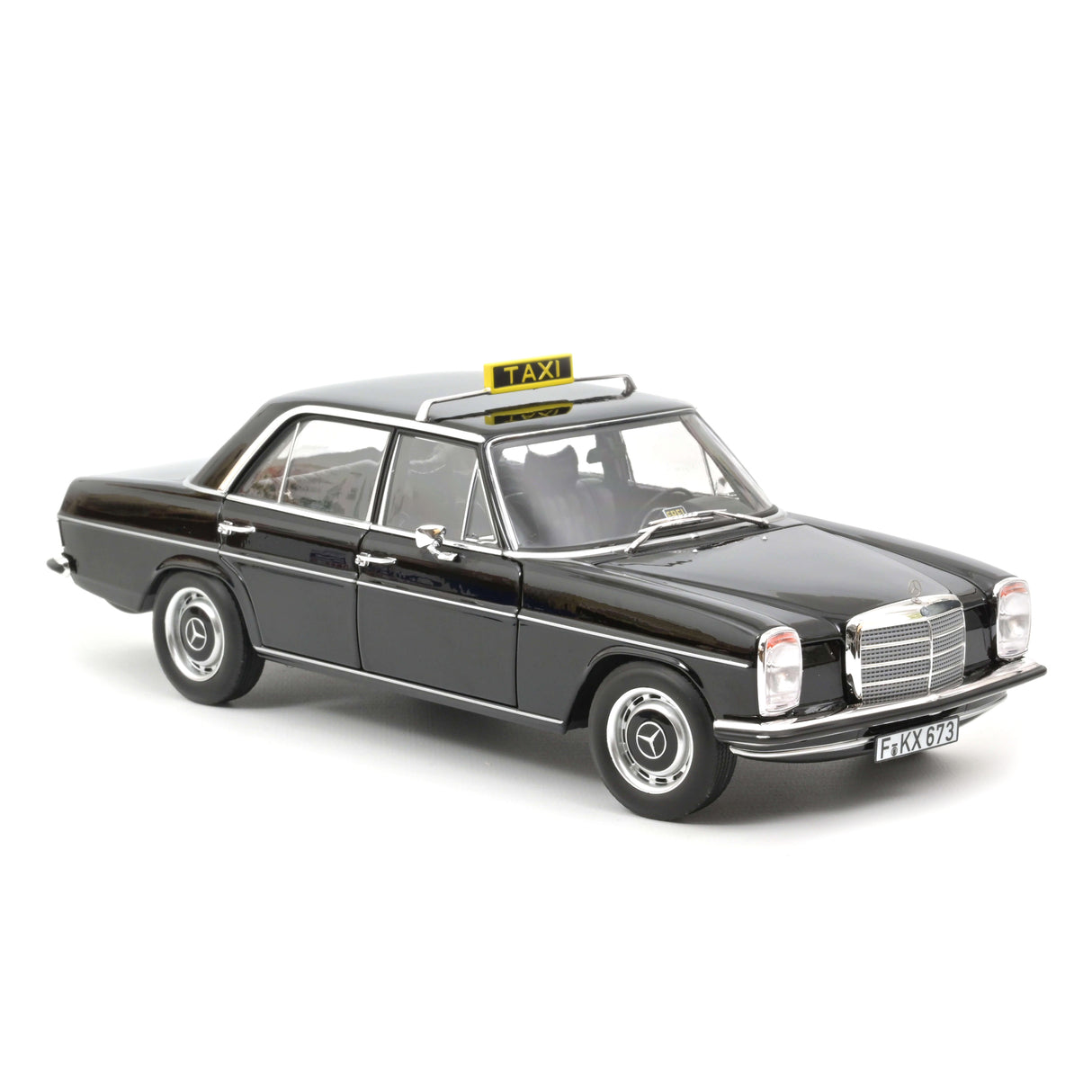 Norev Die Cast Collectables - 1:18 1968 Mercedes-Benz 200 Taxi - Black