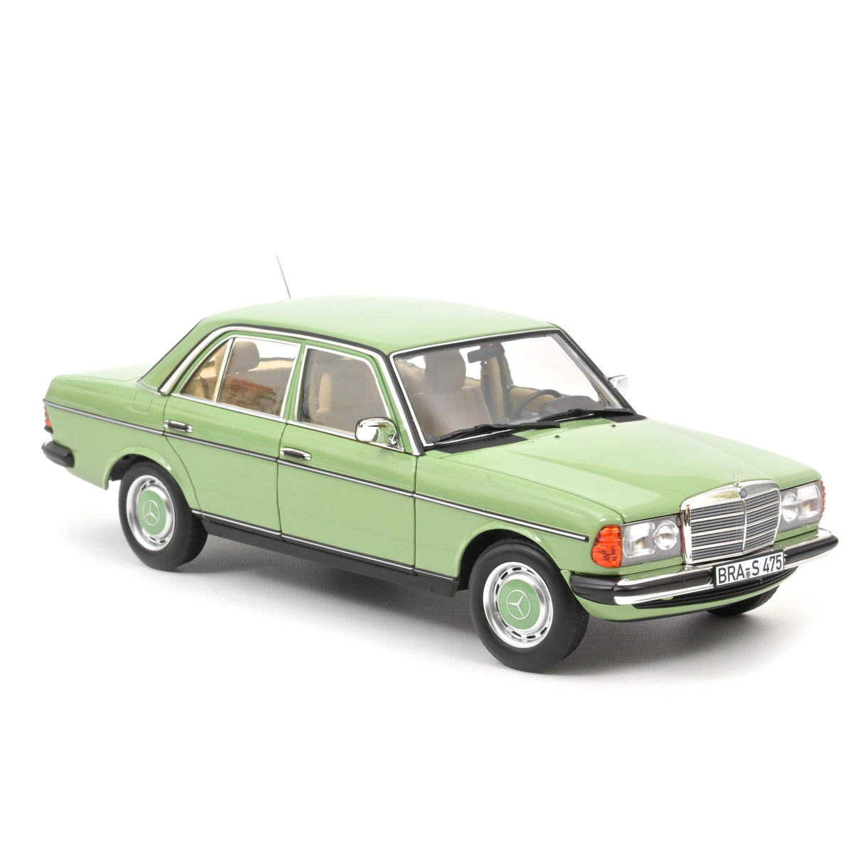 Norev Die Cast Collectables - 1:18 1982 Mercedes-Benz 200 - Light Green