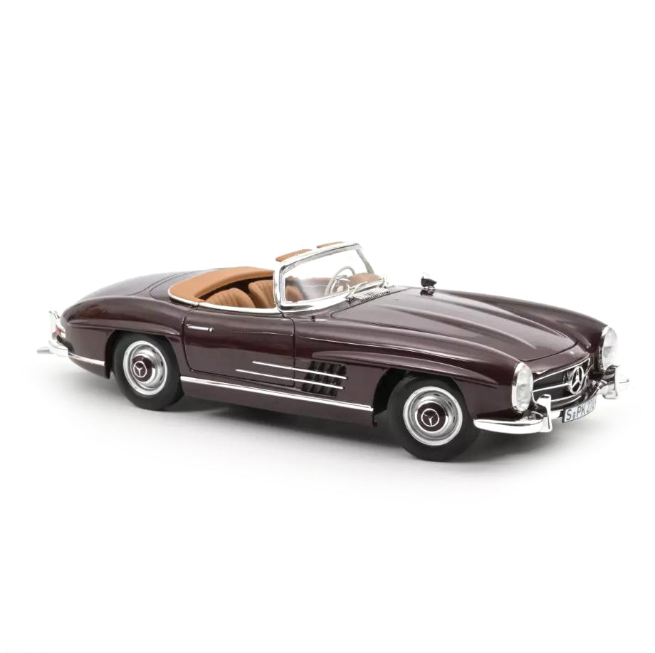 Norev Die Cast Collectables - 1:18 1957 Mercedes-Benz 300 SL Roadster - Red