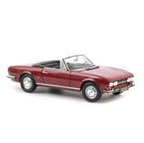 Norev Die Cast Collectables - 1:18 1969 Peugeot 504 Cabriolet - Andalou Red