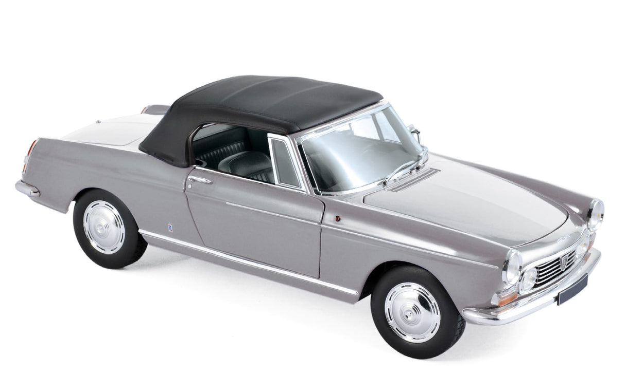 Norev Die Cast Collectables - 1:18 1967 Peugeot 404 Cabriolet - Silver