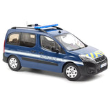 Norev Die Cast Collectables - 1:18 2016 Peugeot Partner Gendarmerie Blue and Yellow stripping