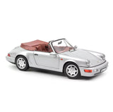 Norev Die Cast Collectables - 1:18 1990 Porsche 911 Carrera 2 Cabriolet - Silver