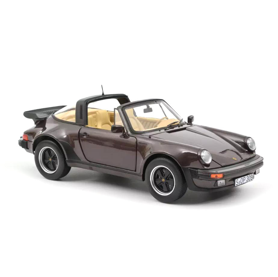 Norev Die Cast Collectables - 1:18 1987 Porsche 911 Turbo Targa - Brown Metallic