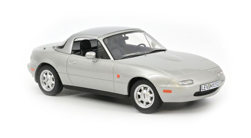 Norev Die Cast Collectables - 1:18 1989 Mazda MX-5 - Silver