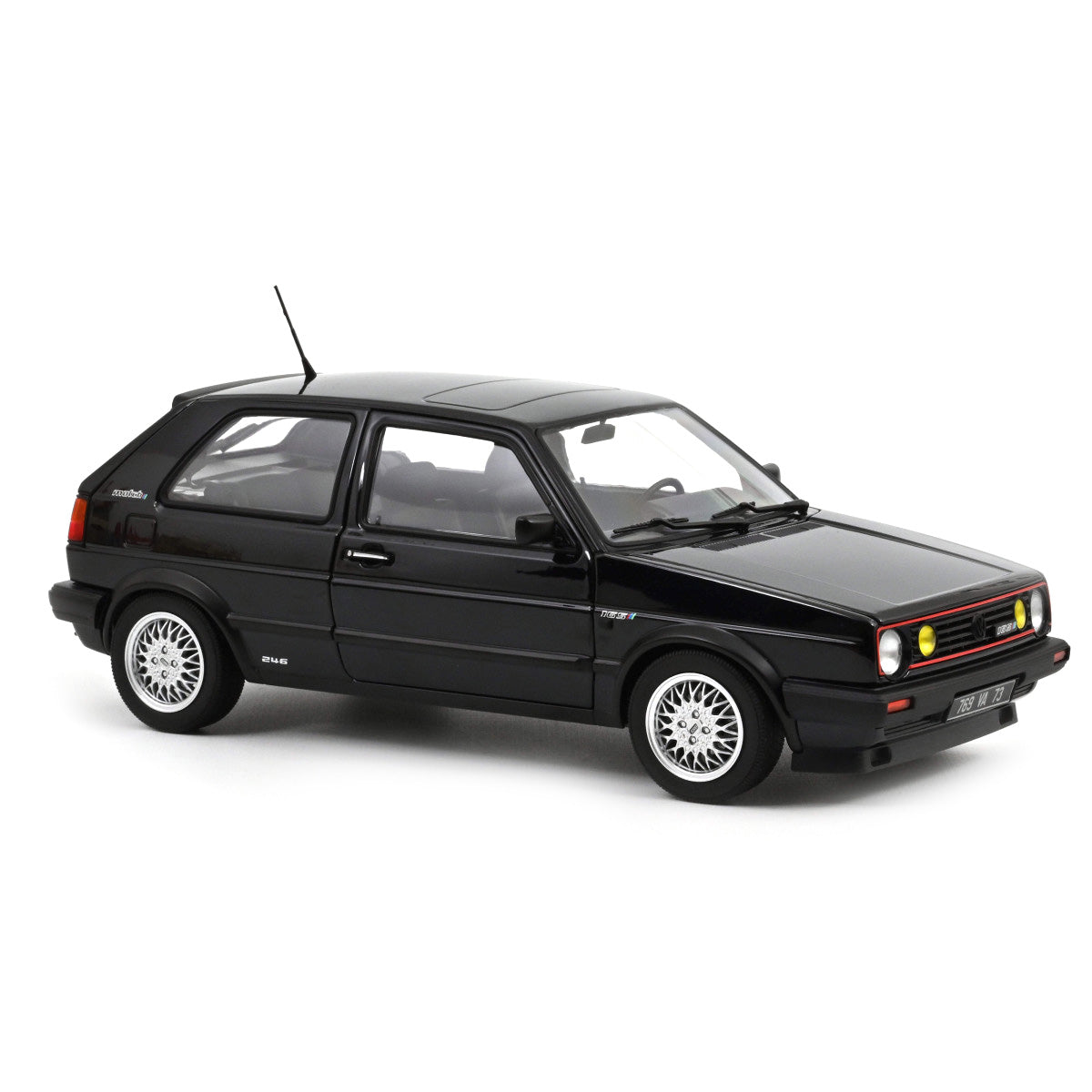 Norev Die Cast Collectables - 1:18 1989 VW Golf GTI Match - Black Metallic