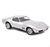 Norev Die Cast Collectables - 1:18 1969 Chevrolet Corvette Coupe - Silver