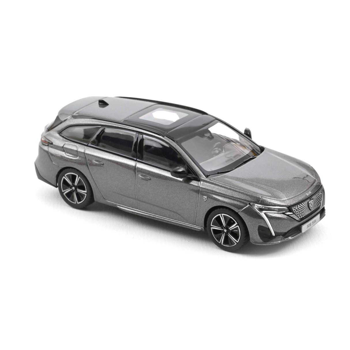 Norev Die Cast Collectables - 1:43 2021 Peugeot 308 SW GT - Platinium Grey