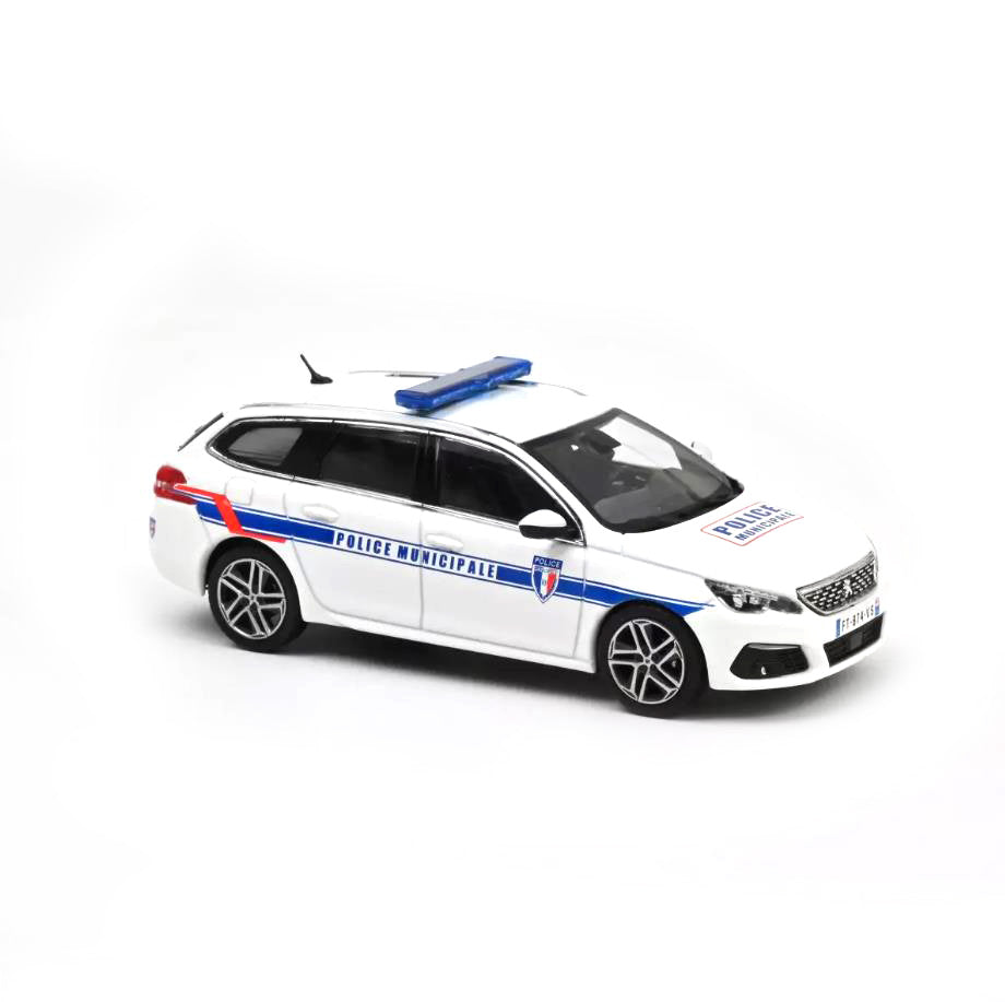 Norev Die Cast Collectables - 1:43 2018 Peugeot 308 SW Police Municipale