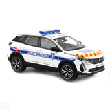 Norev Die Cast Collectables - 1:43 2023 Peugeot 3008 Police Municipale with Red and Yellow striping