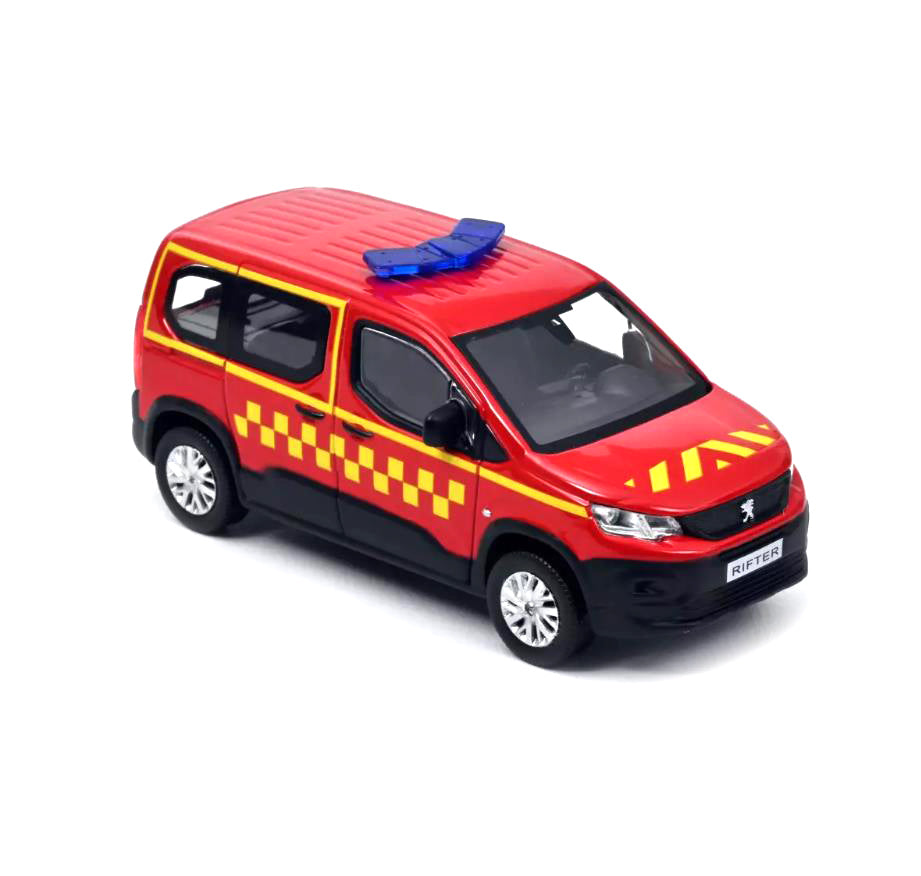 Norev Die Cast Collectables - 1:43 2019 Peugeot Rifter Pompiers