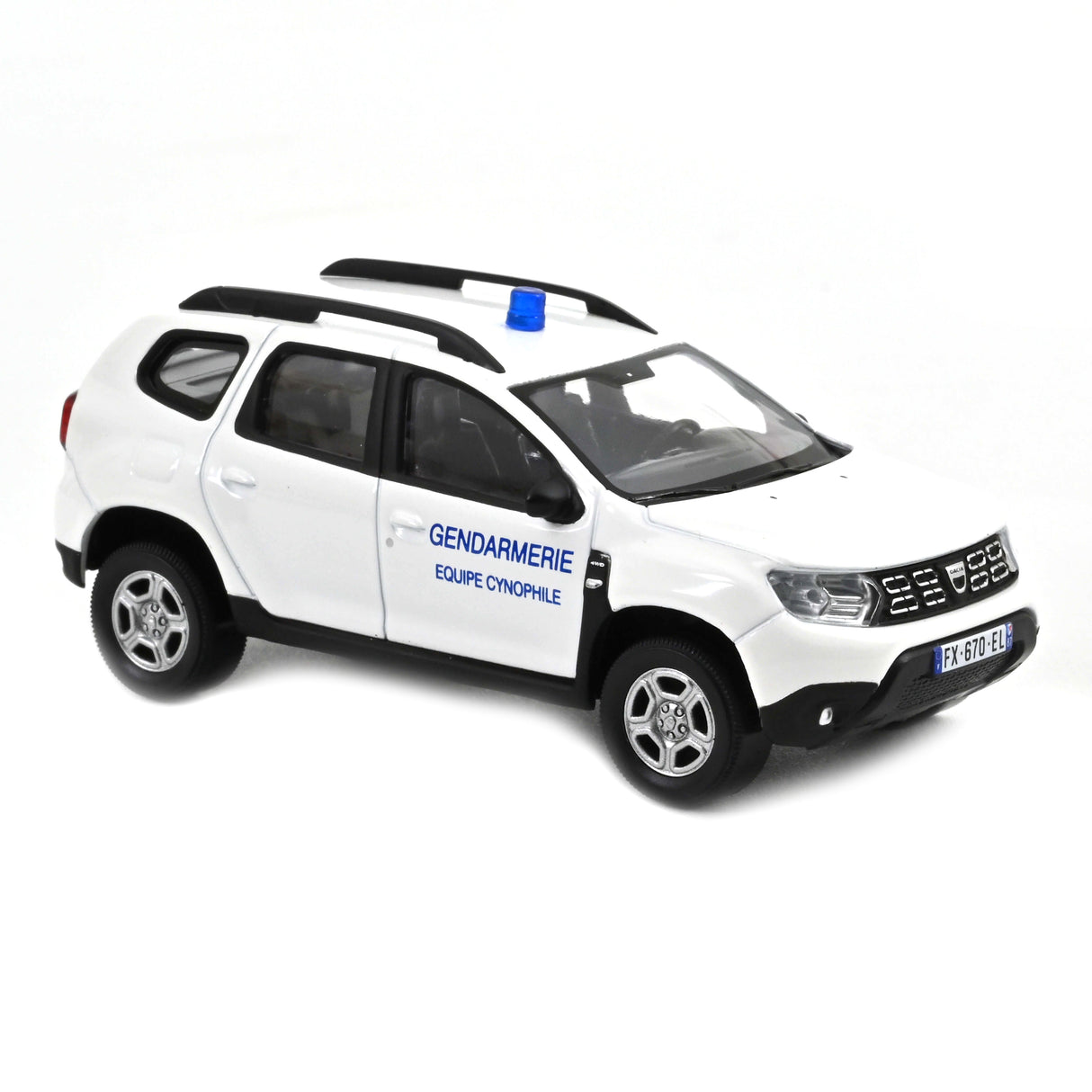 Norev Die Cast Collectables - 1:43 2020 Dacia Duster Gendarmerie - Equipe Cynophile