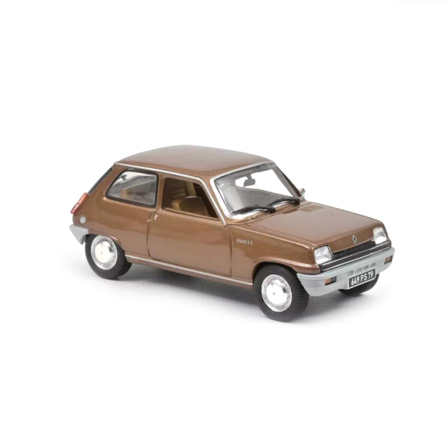 Norev Die Cast Collectables - 1:43 1974 Renault 5 TL - Brown Metallic