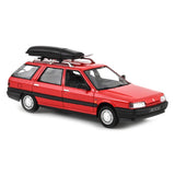 Norev Die Cast Collectables - 1:43 1989 Renault 21 Nevada - Red with Accessories