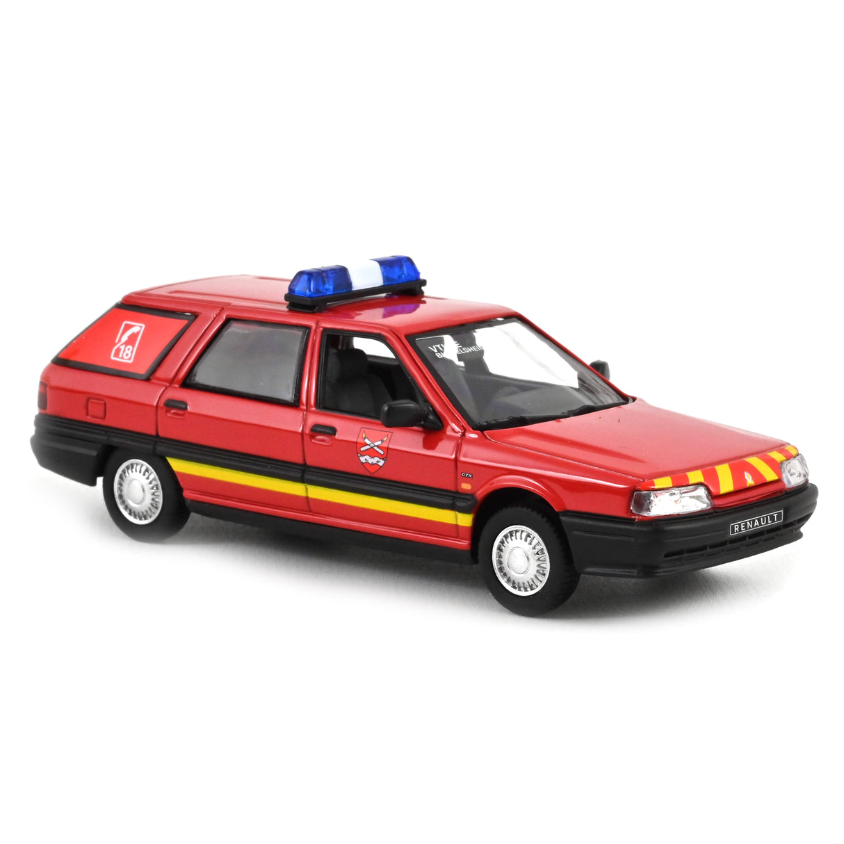 Norev Die Cast Collectables - 1:43 1991 Renault 21 Nevada Pompiers Vtule