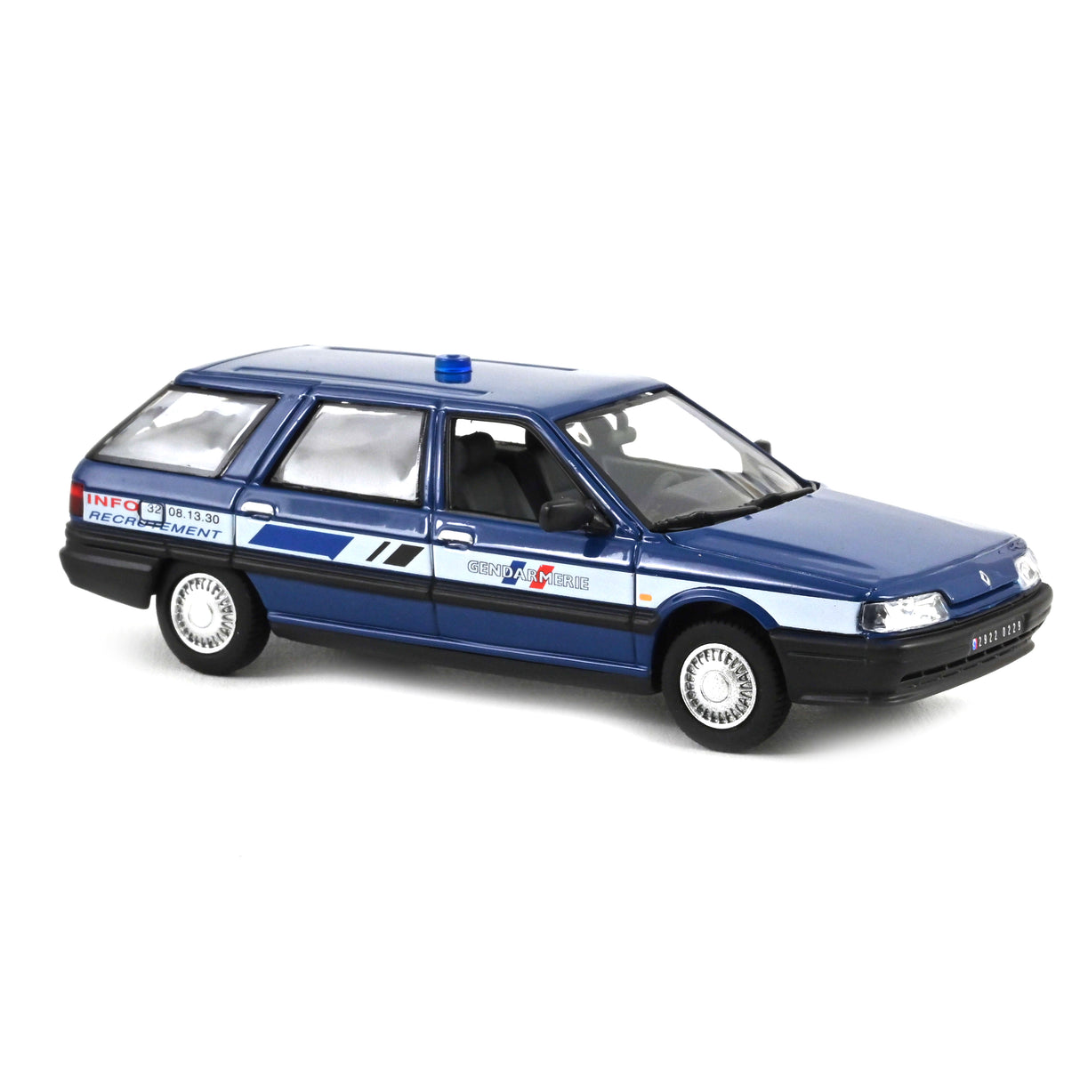 Norev Die Cast Collectables - 1:43 1992 Renault 21 Nevada Gendarmerie Info Recrutement