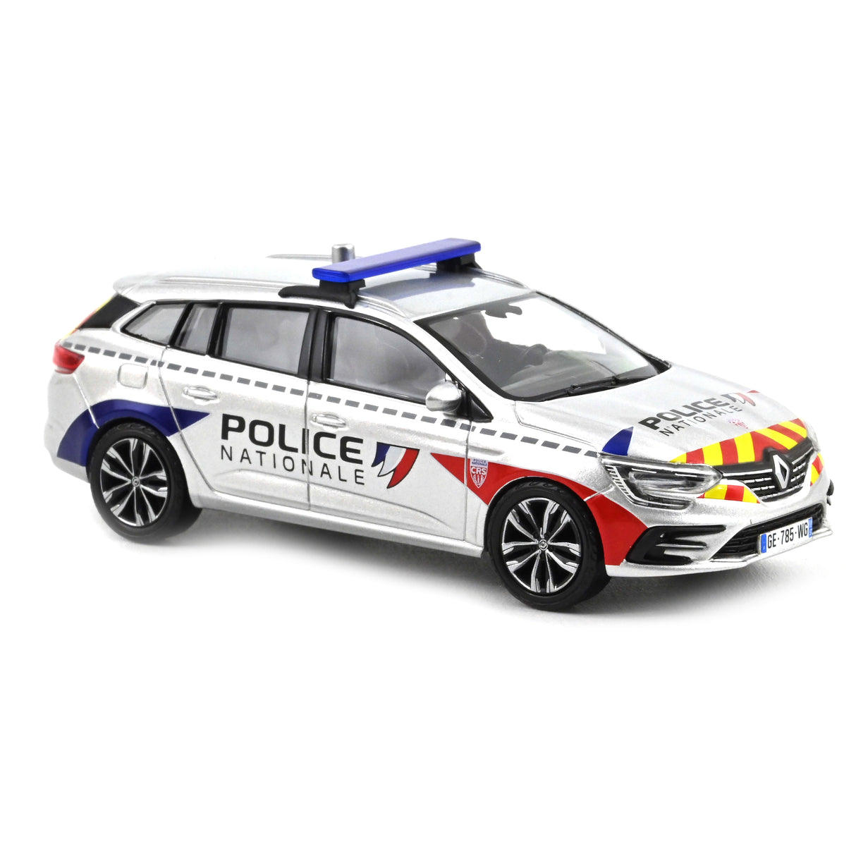 Norev Die Cast Collectables - 1:43 2022 Renault Megane Sport Tourer - Police Nationale CRS