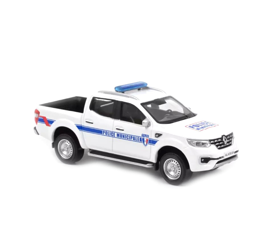 Norev Die Cast Collectables - 1:43 2018 Renault Alaskan - Police Municipale