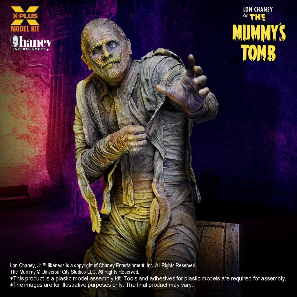 X PLUS 1/8 SCALE Lon Chaney as the The Mummys Tomb Kit