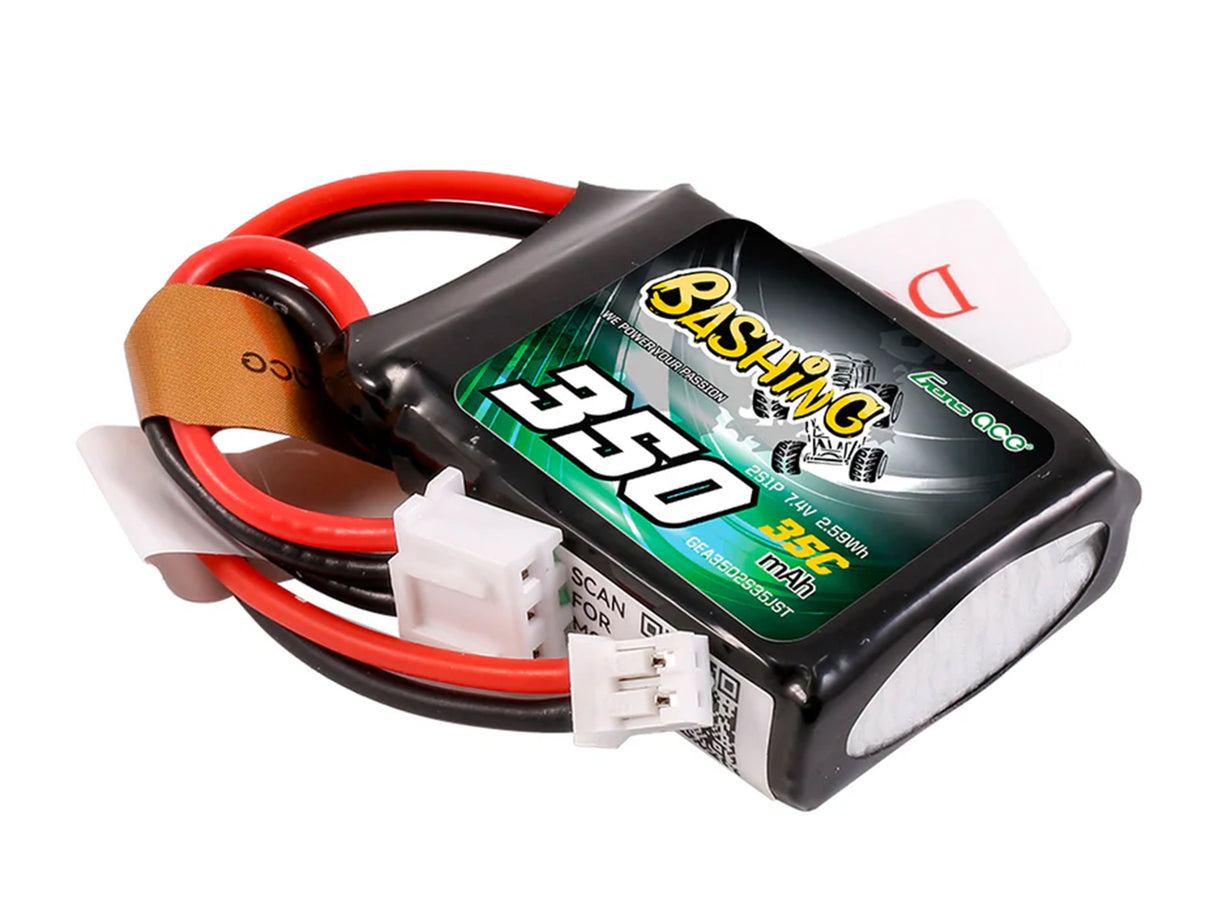 Gensace Li-Po 2S 7.4V 350mAh 35C with JST-PH (Micro B/T)