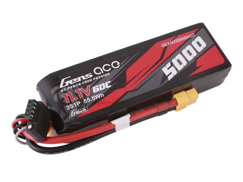 Li-Po G-Tech Car 3S 11.1V 5000mAh 60C with XT60