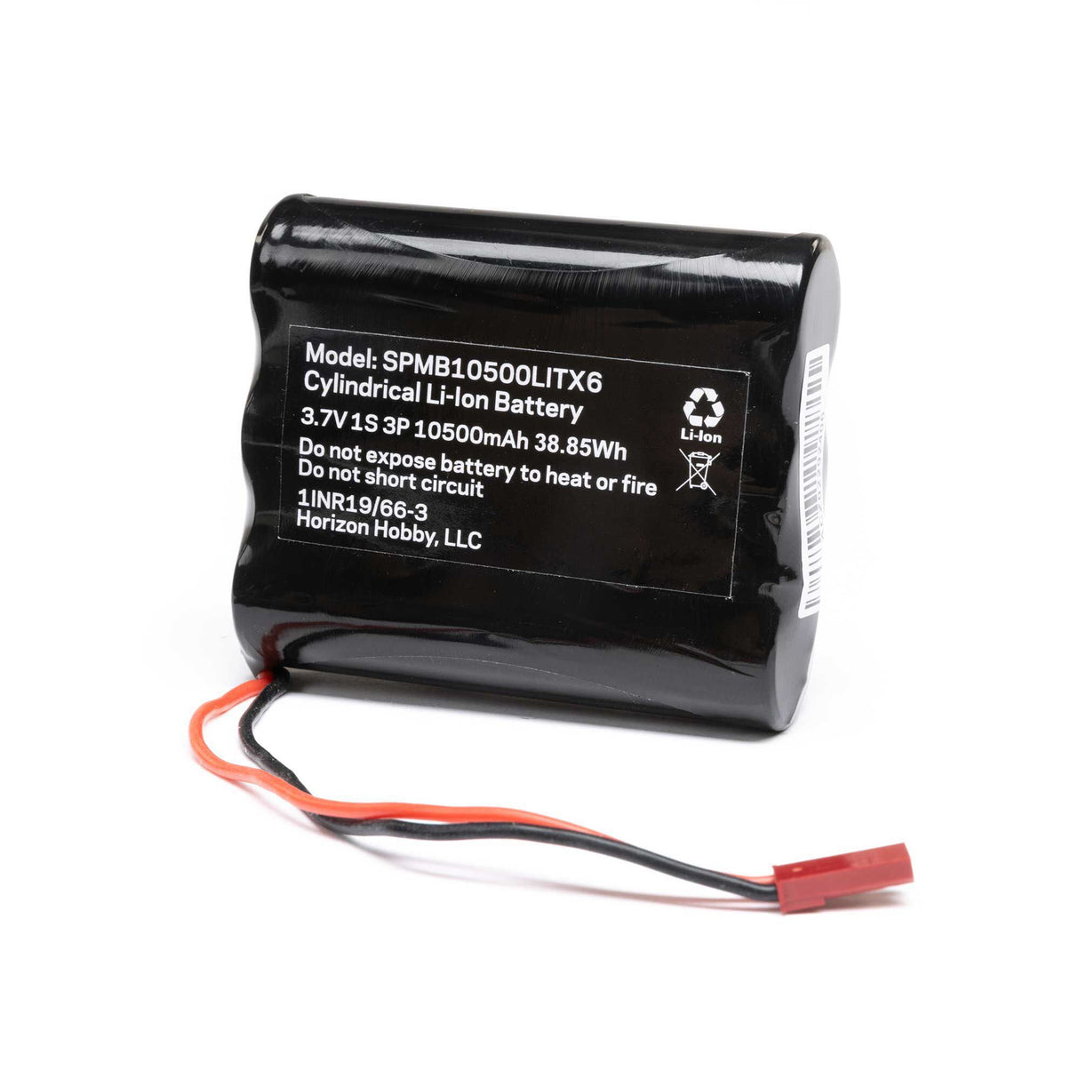 Spektrum 3.7V 1S 10500mAh Transmitter Battery: iXSR+