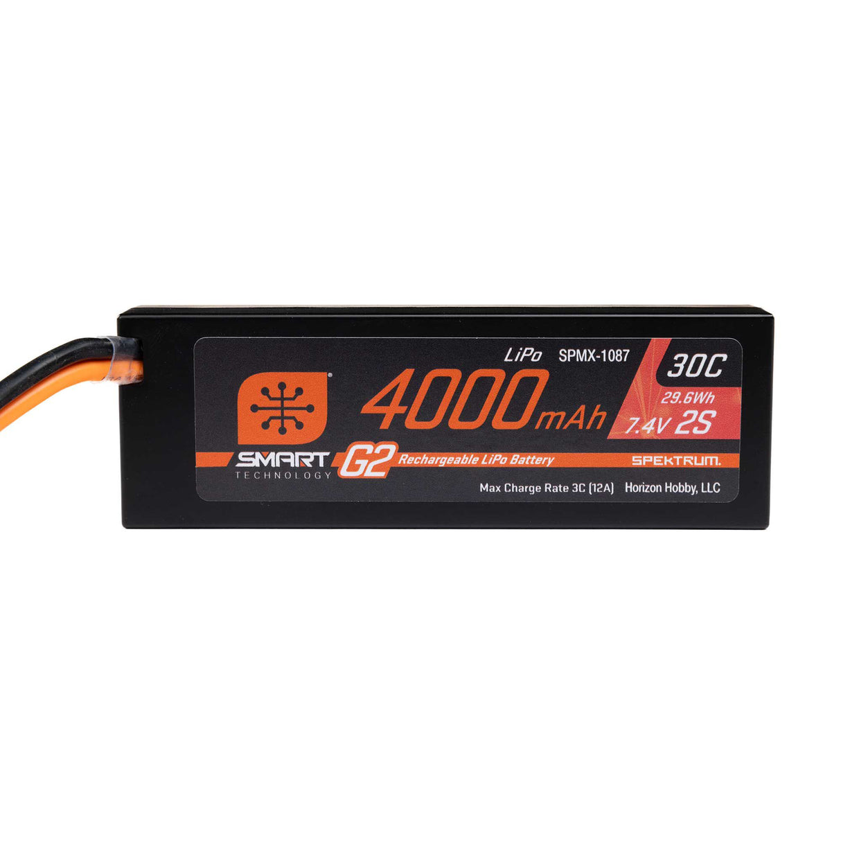 11.1V 4000mAh 3S 30C Smart G2 Hardcase LiPo Battery: IC5