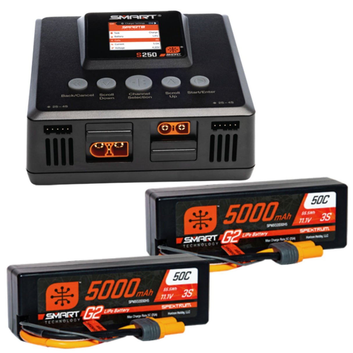 Smart Powerstage 6S Surface Bundle: (2) G2 5000mAh 3S LiPo I