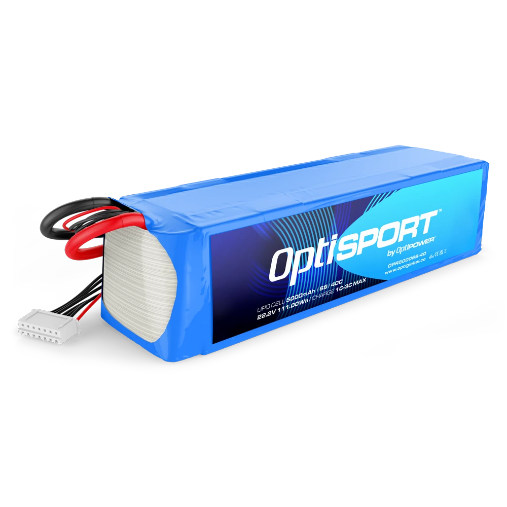 OPTISPORT 6S 5000mAh 40C Lipo