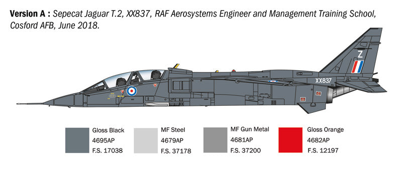 Italeri 1/72 Jaguar T2 RAF Trainer 1470