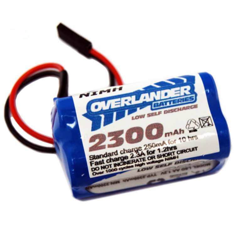 Second Hand Overlander 4.8v Square Nimh Battery 2300mAh AA Receiver Premium Sport