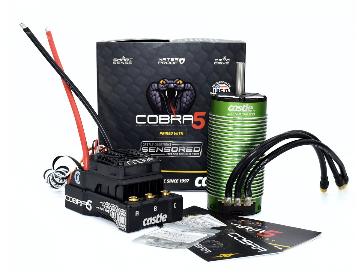 COBRA 5 8S 33.6V ESC 20A PEAK BEC W/2028-1100KV