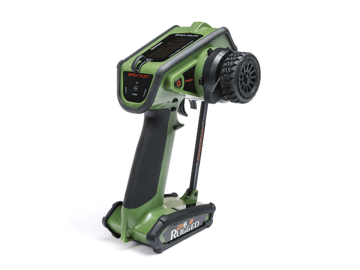 Spektrum DX6 Rugged 6-Channel DSMR Transmitter Only - GREEN