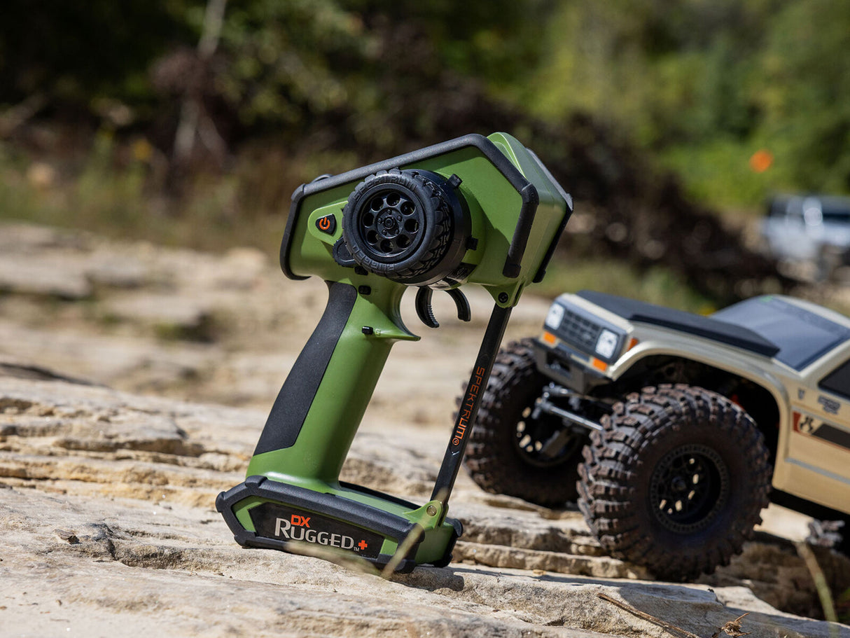 SpektrumDX Rugged+ 12-Channel DSMR+ Transmitter - Green - PRE ORDER - EXPECTED EARLY NOVEMBER