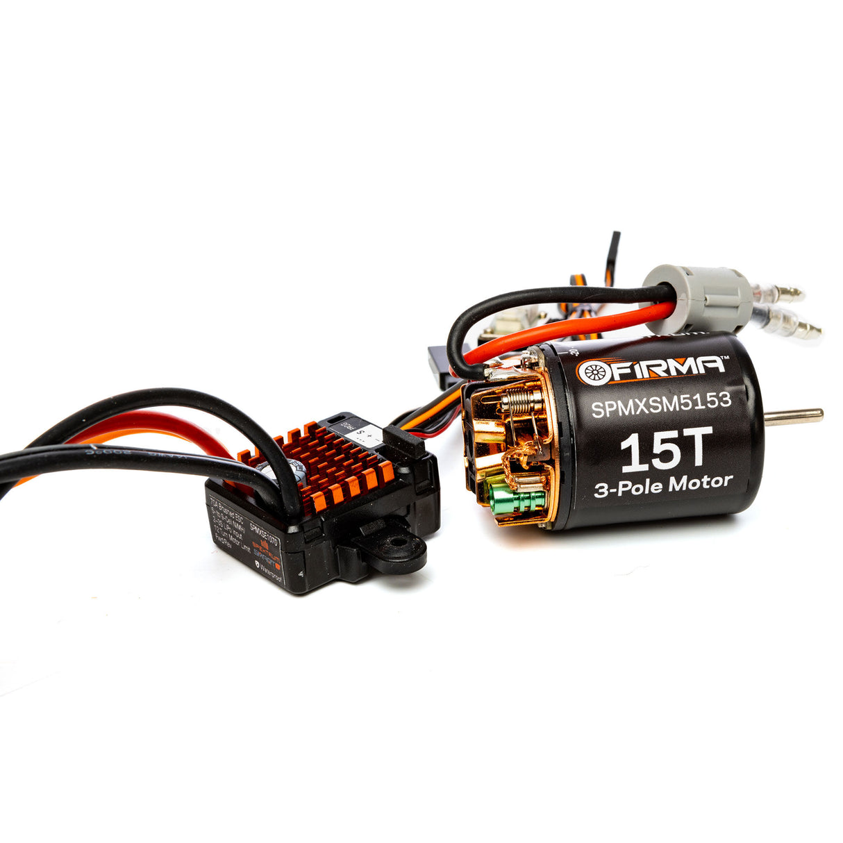 Firma 70A Brushed Smart ESC 2S-3S: IC3 / 15T Brushed Motor