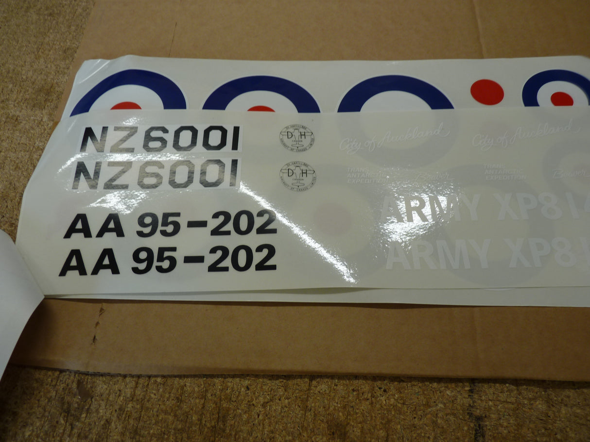 Airsail Decal Sheets Beaver - 4 Sheets