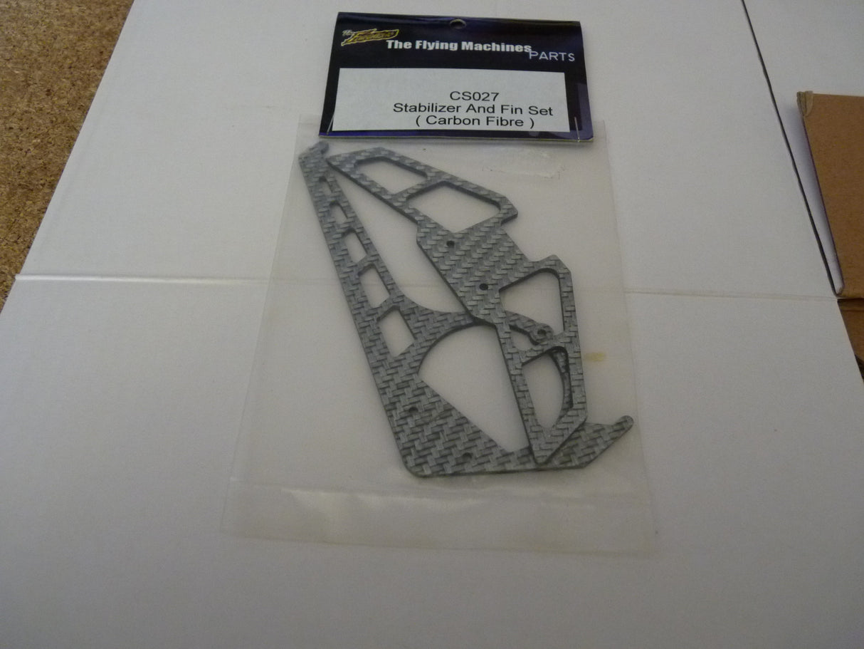 Flying Machine Stabilizer and Fin Set (Carbon Fibre) (Box21)