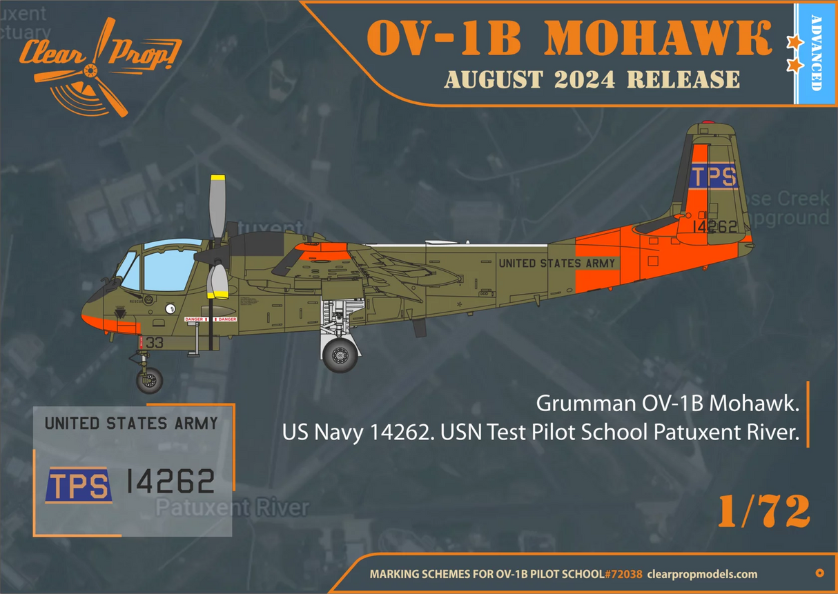 ClearProp 1/72 1/72 OV-1B Mohawk Pilot School Kit CP72038