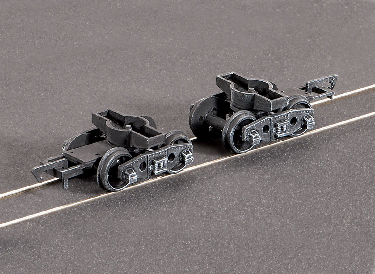 PR. GWR Plate Wagon Bogies (Spoked Wheels)(Was Ratio 126)
