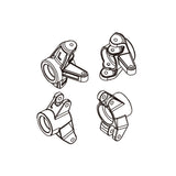 PD RACING Fr.Steering Knuckle_L/R 1PCS           Rr.Steering Knuckle_L/R 1PCS