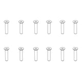 PD RACING Flat Head Hex ScrewHM3*16 12PCS